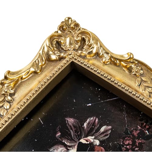 Image of 11x14 Gold Frame Vintage Picture Frame Victorian Ornate Gothic | Real Glass, Matted to 8x10 or 11 x 14 Photos, Wall Hanging