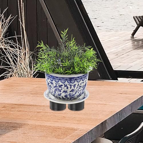 Pieds rehausseurs de pot de fleurs extérieur antidérapants - 8
