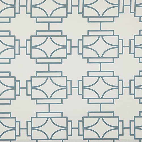 Tissu rideau coton biologique 280cm large imprimé géométrique
