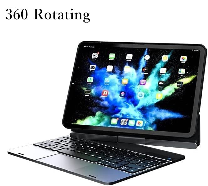 iPadアクセサリー iPad pro 12.9 magnetic keyboard case 360 ° Rotating Magnetic Keyboard for iPad Pro 12.9 inch 5th