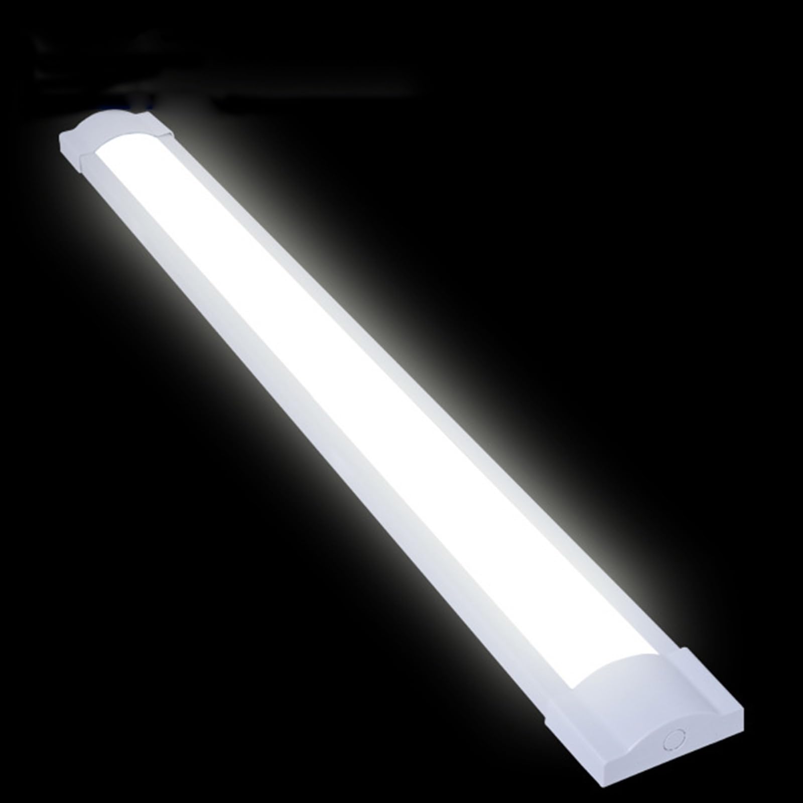 Światło liniowe LED 20 W/40 W/50 W, lampa sufitowa z długą listwą komercyjna liniowa oprawa oświetleniowa do biura, oświetlenie podwieszane do szkoły, rynku(Warm light,5ft/50W)