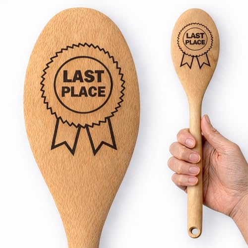 Trophée en bois avec cuillère Last Place