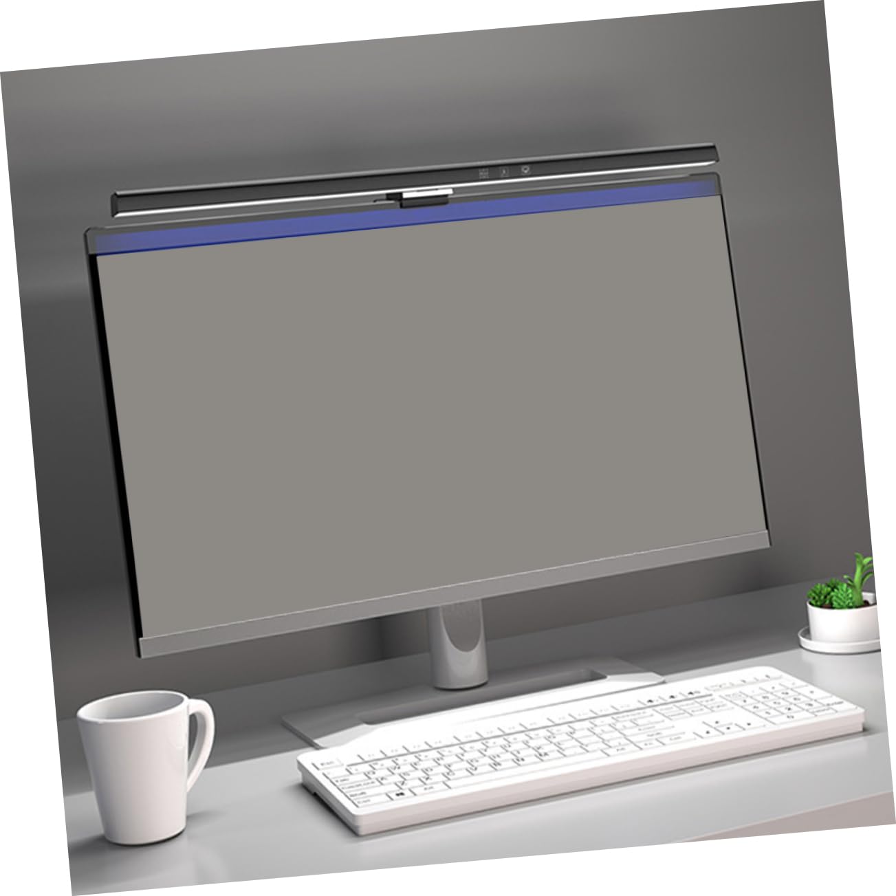 Angoily Light Rechargeable Adjustable Security Magnifying Glasses Lamps Bar White Lamp Batten Operated Battery Video Clamp Lamp Indoors Stand Sensor Ceiling Inspection Pro Holder Black