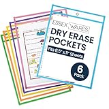 Functional - Our ticket holders are made to easily display your important documents or receipts. Just hang them on your wall and easily organize all your documents and view them any time through the clear plastic front. Classroom Hero - Our clear dry...