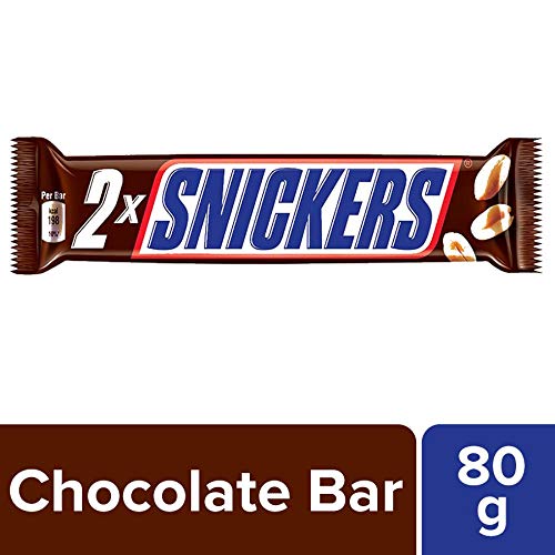 Image of Snickers Duos Chocolate Bar, 80 g