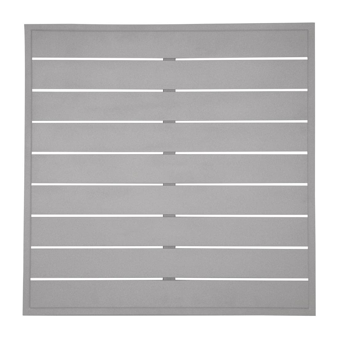 Bolero Light Grey Aluminum Table Top Square - 700mm