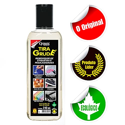 Tira Grude Removedor de Etiquetas e Pegajosidades 240 mL