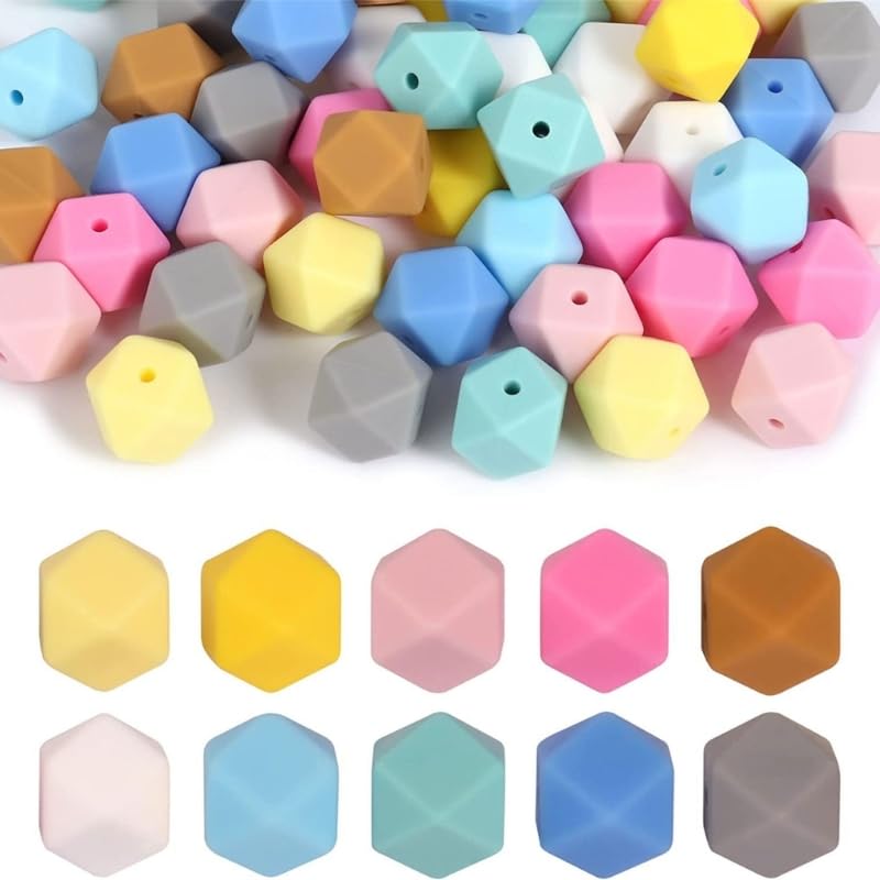 Kit perles silicone arc-en-ciel pour cadeau de rentrée fille