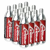 CTREPOWER 16g Co2 Cartridges Threaded for Bike Tires，Co2 Cartridges Bike, Threaded Co2 Cartridges, Compatible for All Brands Threaded CO2 Inflators. Perfect for Road and Mountain Bikes.