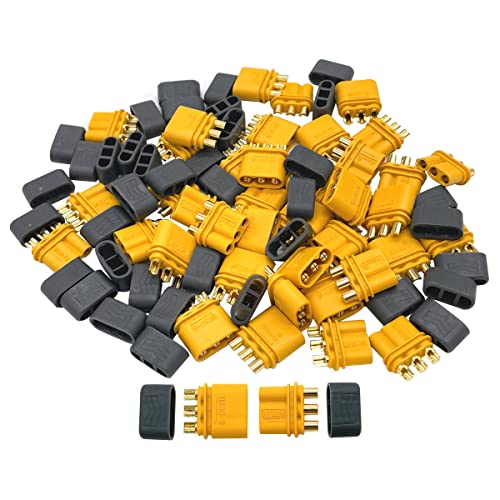 Connecteurs Amass MR30 triphasés à gaine isolante anti-court-circuit pour moteur de drone