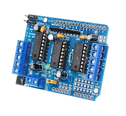 DollaTek L293D Motor Drive Shield Expansion pour Arduino Duemilanove Mega UNO R3 AVR ATMEL