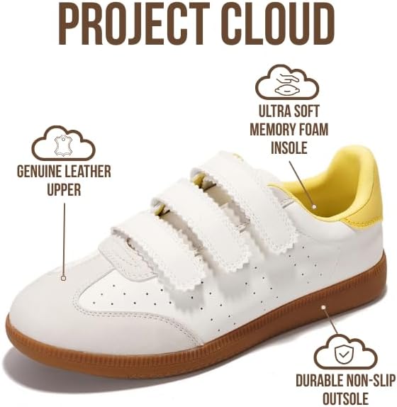 Project Cloud Sneakers for Women – Stylish & Comfortable Women's Fashion Sneakers with Memory Foam Insole – Non Slip & Lightweight Womens Shoes – Fashion Shoes for Women (Ysabelle) - Image 3