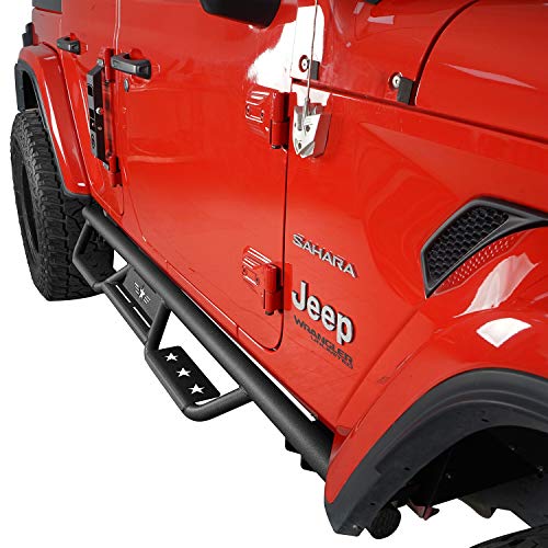 Estribos laterales de acero para Jeep Wrangler JL 2018-2026 miniatura 3