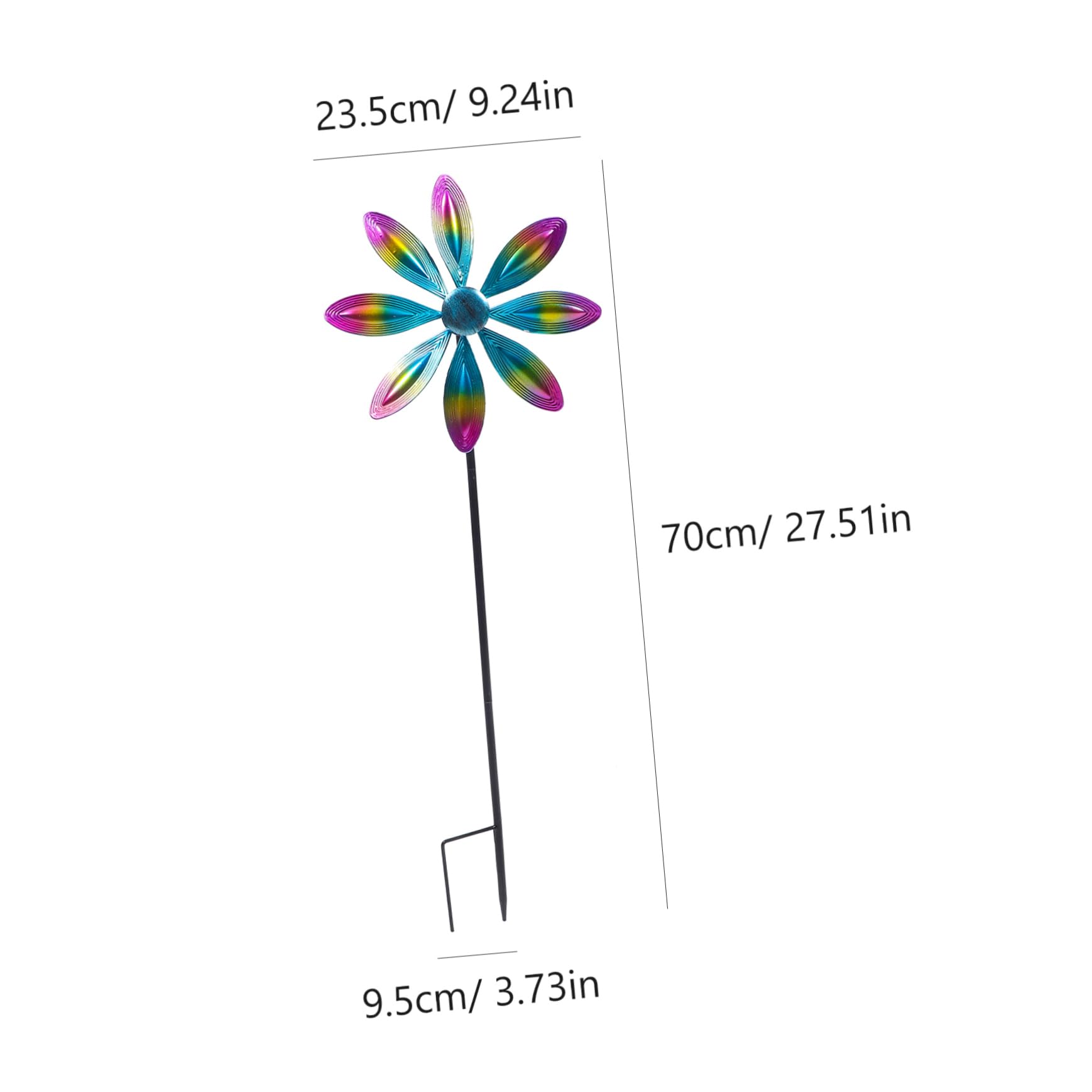 Molinillo Decorativo de Viento de Metal para Jardín y Exteriores