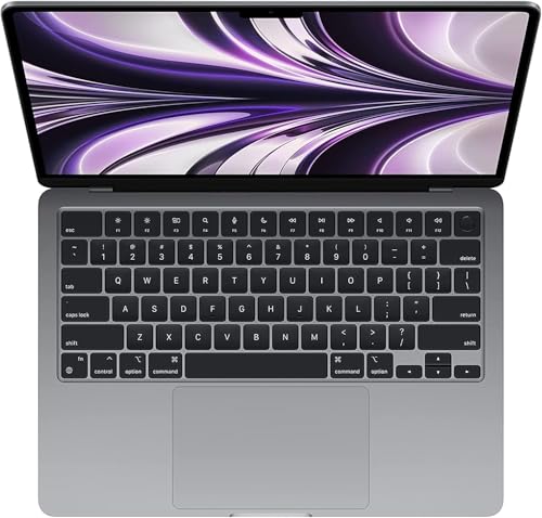 Image of 2022 Apple MacBook Air with Apple M2 Chip (13-inch, 8GB RAM, 512GB SSD Storage) (QWERTY English) Space Gray (Renewed Premium)