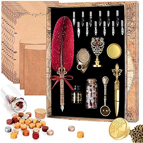 MPRINCE Quill Pen and Ink Set Cover
