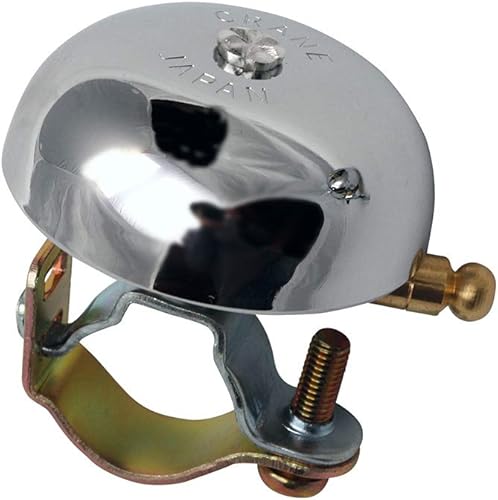 Miniatura 1 de Campana de bicicleta Karen, abrazadera de acero, fabricada en Japón para bicicletas de ciudad, cruceros, bicicletas de carretera o MTB, se adapta a