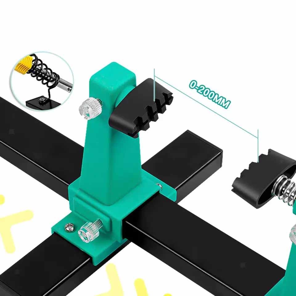 UPTODATETOOLS Circuit Board Welding Repairing Disassembly Fixture Adjustable MotherBoard Holder 360° Rotation MainBoard Clamp Soldering Iron - Image 8 thumbnail