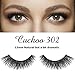 Cuckoo False Eyelashes 3D Faux Mink Lashes Dramatic Natural PBT Silk Fiber 3Pairs False Lashes High Volume Fluffy 100% handmade