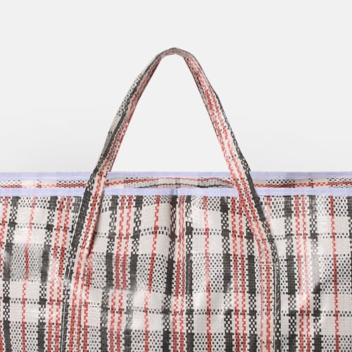 OHS Reusable Laundry Large Bag Grey Check - Image 3