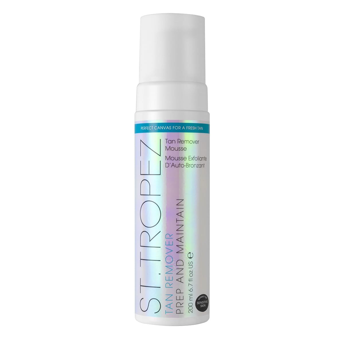 St.Tropez Fake Tan Remover and Primer Mousse, 2-in-1 Prep and Maintain, Detox and Prime Skin, Suitable for Sensitive Skin, PETA Certified, 200 ml