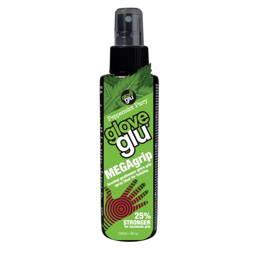Gloveglu MEGAgrip Goalkeeper Glove Grip Spray | Advanced Goalkeeper Glove Palm Grip Reviver | Improved Catching &amp; Better Ball Handling