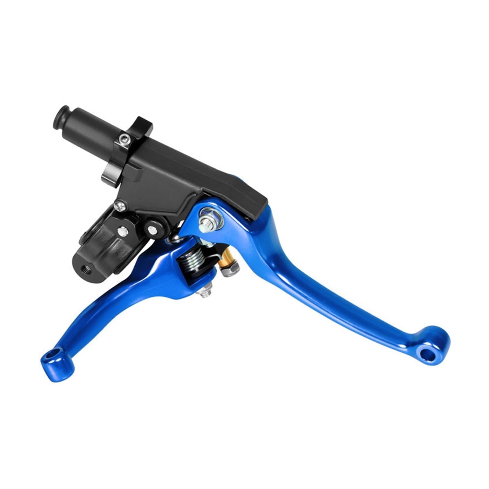 Myzzo Blue Motorcycle Brake Lever Motorcycle Folding Brake Clutch Levers For Xr50 For Ktm For Honda For Kawasaki For Yamaha Atv Quad(Blue)