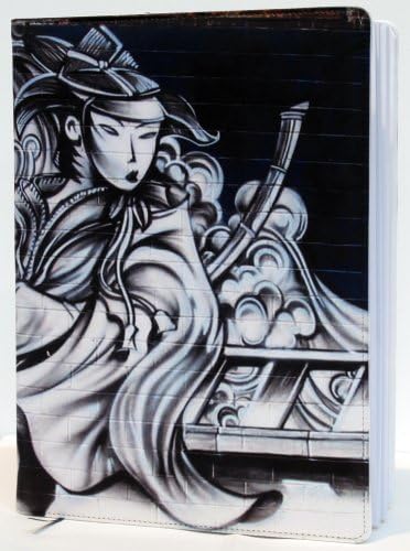 Custom Printed Sketchbook "Geisha" Designed By Graffiti and Pop-Art Artist Erni Vales