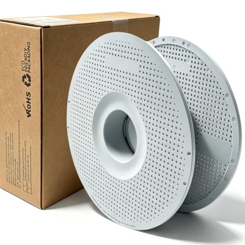 Bulto Original Bamboo Filament Reusable Spool Core Detachable for Bamboo Lab AMS Filament of P1S/P1P/A1/A1Mini/ X1/X1C H