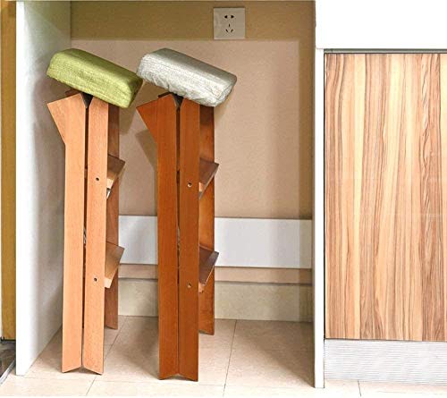 Taburete de madera para cocina que soluciona la falta de espacio 7