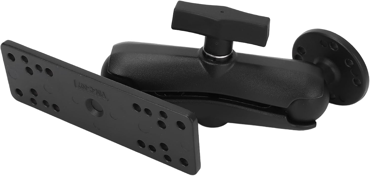 15cm Short Arm Fish Finder Mount, Aluminum Alloy Universal Fish Finder Holder, Marine Boat Kayak Accessories