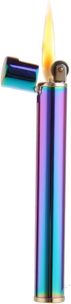 Inflatable Portable Metal mini-briquet Lighters Metallic Smoke (Multi-Coloured)