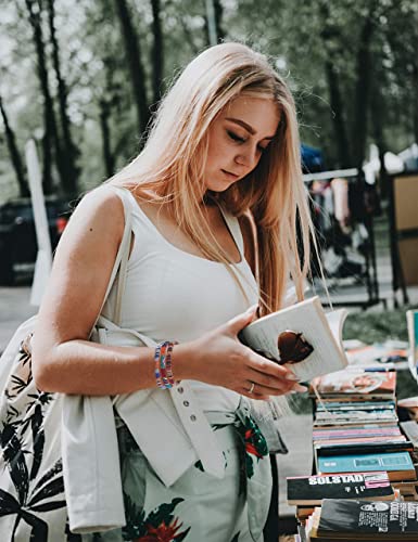 Cassieca Braided Leather Bracelets For Men Women Lined Hemp Wood Beads Cuff Wrap Bracelet Ethnic Tribal Adjustable Handmade Friendship Jewelry Set #TOP3