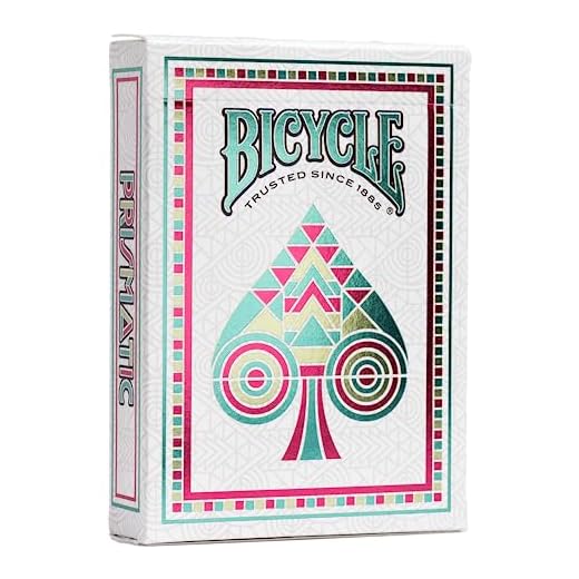 Bicycle Prismatic Playing Cards - Modern, Vibrant Design, Cold Foiling - Perfect for Card Games and Magic Tricks