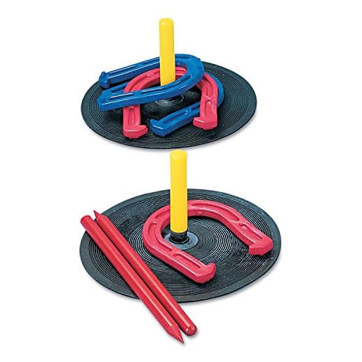 Champion Sports IHS1 Rubber Horseshoe Set