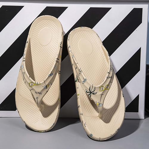 Large size summer parent-child couple flip flops, comfortable and lightweight beach shoes4