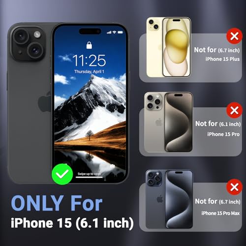Ratcase Magnetic for iPhone 15 Case with Screen Protector-Black by Ratcase - Used condition - Image 2