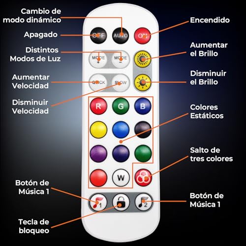 LED ATOMANT Controlador WiFi para Tira LED RGB 220V, Regulador de intensidad con mando a distancia IR, Compatible con Smart Life, Tuya, Alexa y Google Assistant - imagen 7