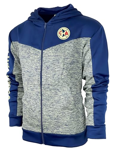 Icon Sports Boy's Club America Full Zip Hoodie, Licensed C. America Hooded Sweatshirt Youth Sizes