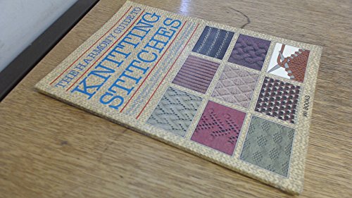 Harmony guide to knitting stitches. B0028H7326 Book Cover