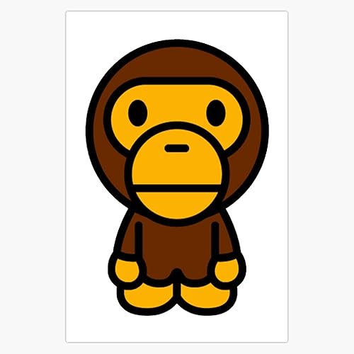 Milo The Monkey - Calcomanía de vinilo para parachoques de 5 pulgadas