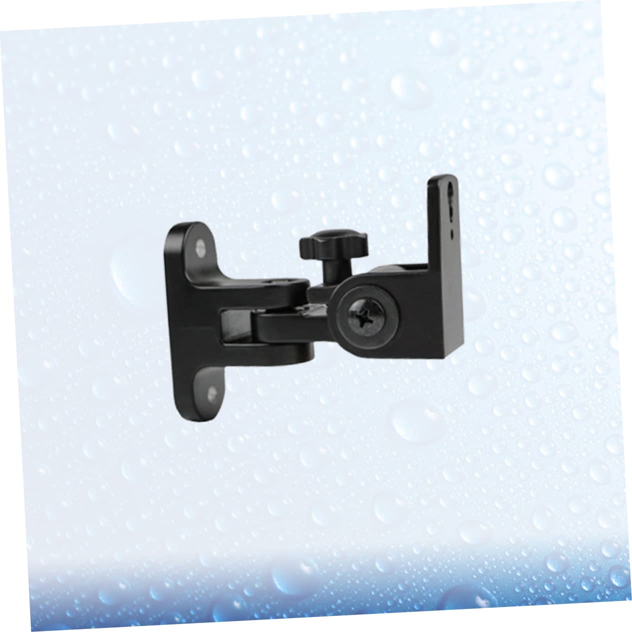 Homoyoyo Support Mural pour Haut-Parleur Alliage de Zinc Rotatif 180° Support D'enceinte pour Système Audio Surround