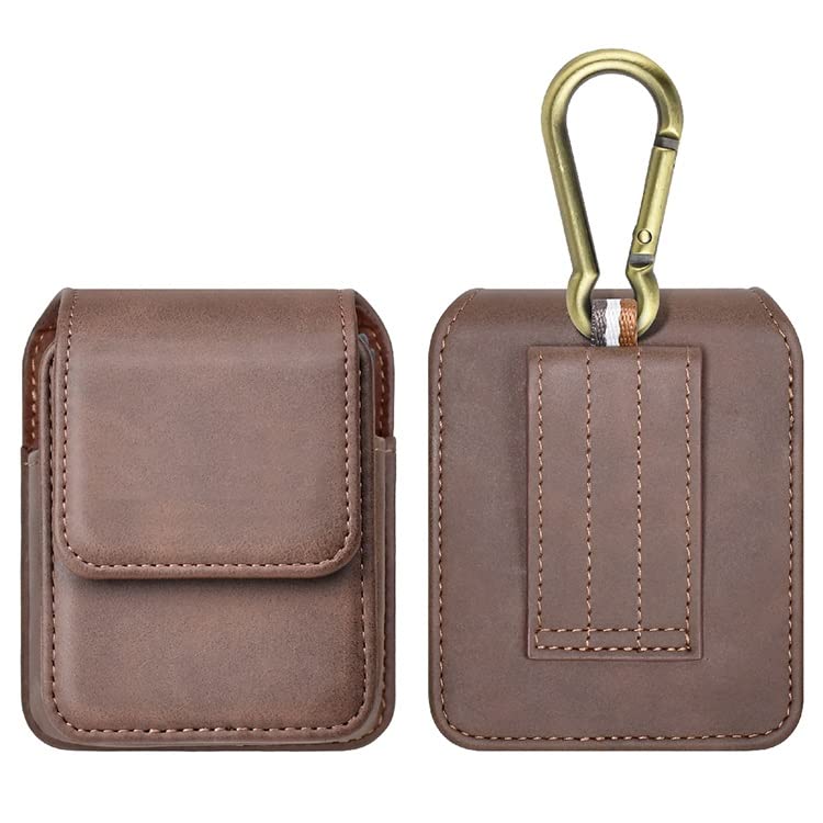 HITFIT Multi Function Leather Mobile Phone Pouch for Samsung Galaxy Z Flip 6 / Z Flip 5 / Z Flip 4 / Z Flip 3 / Z Flip 2 / Z Flip 1 - Brown (B0DB64VDHP) Amazon Price History, Amazon Price Tracker