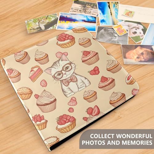 Álbum de Fotos Autoadhesivo DIY Scrapbook FLildon con Cubierta de Cuero PU, 3 Anillos, 40 Páginas, 11.8 x 11.2 pulgadas miniatura 5