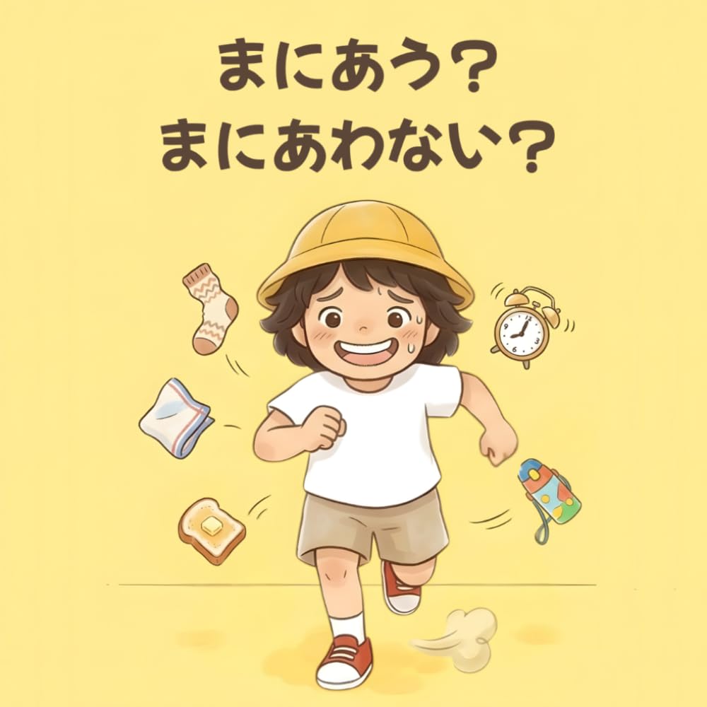 まにあう？まにあわない？ (笑って、そだって、ひろがる えほん)