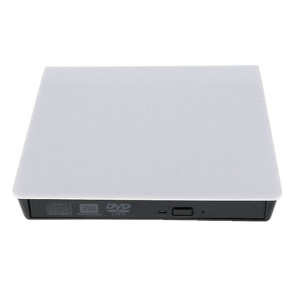 White USB 3.0 DVD RW CD Writer Drive Burner Reader Player For PC Laptop