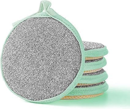 2 in 1 Kitchen Sponge Double Sided Multicolor Cleaning Sponges for Pot Pan and Dishwashing Reusable Household Cleaning Tools and Dishwashing Brushes-image-17
