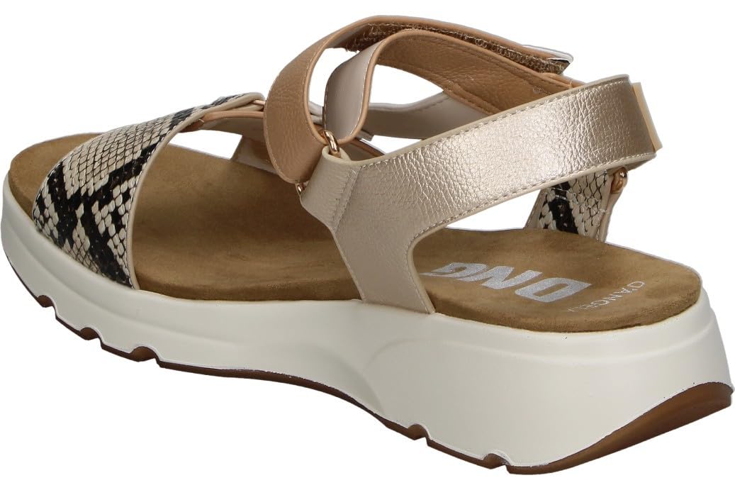 DANGELA | Sandalias con Cuña D'Angela para Mujer – Sandalia Casual con Detalles – Sandalia de Verano – Cuña Media y Cómoda – Versátiles y Combinables – Modelo DBZ30688