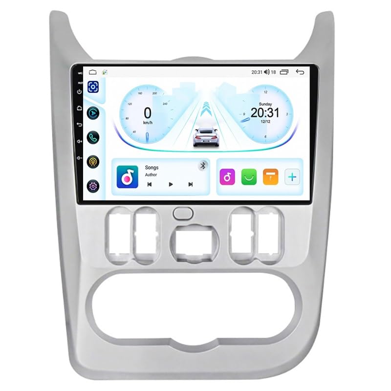 Radio Pantalla 9 Pulgadas Renault Logan 1 Hardware Premium HM607