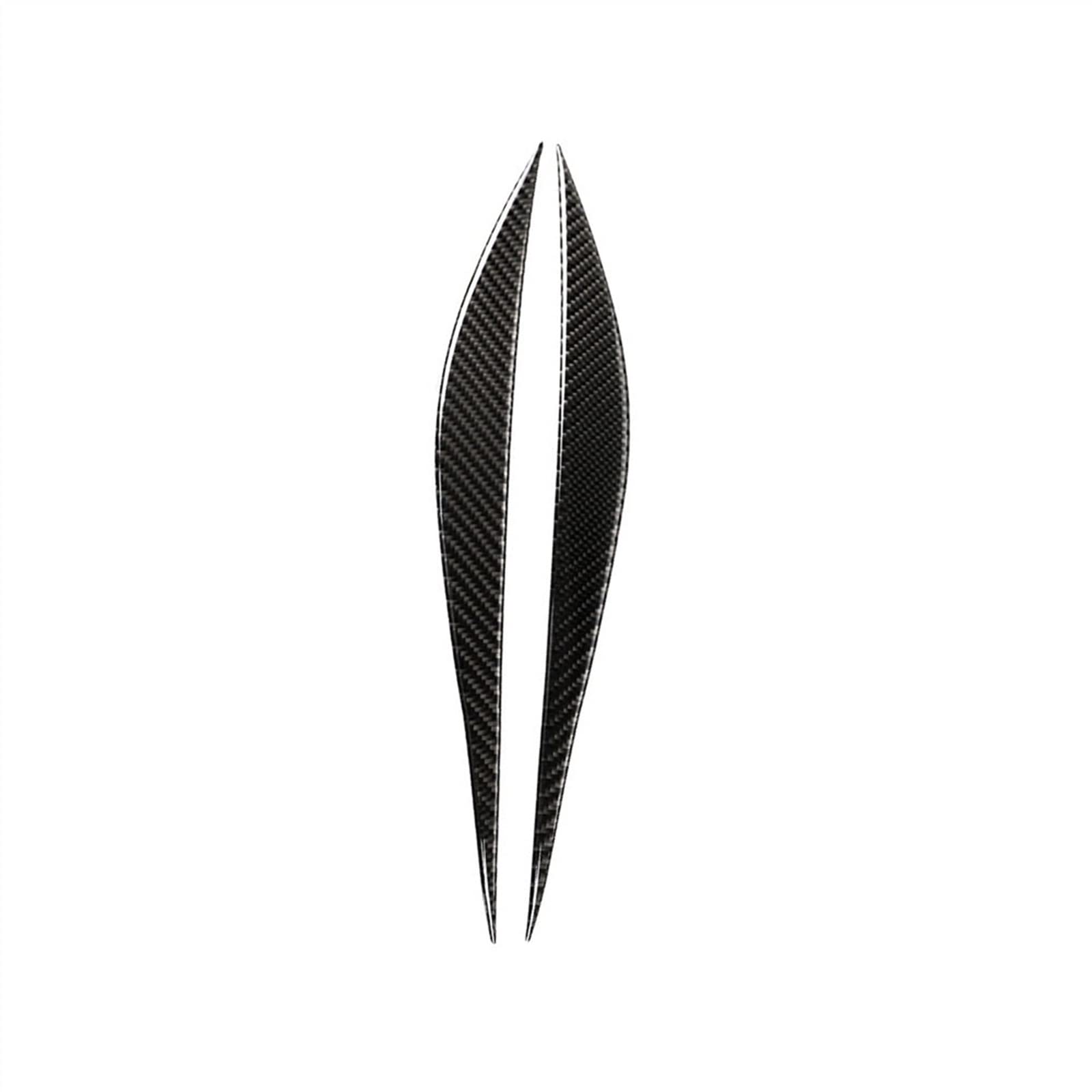 Carbon Fiber Car Modeling Accessories Front Headlight Eyebrow Eyelid Trims Stickers for 3 Series F30 F35